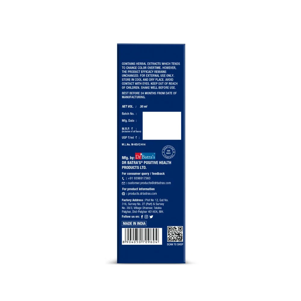 Dr Batra’s PRO+ Hair Fall Control Serum | With Larix Europaea, Camellia Sinensis & Biotin | Reactivates Hair Growth, Reduces Hair Fall & Adds Shine | 30 ml - Image 4
