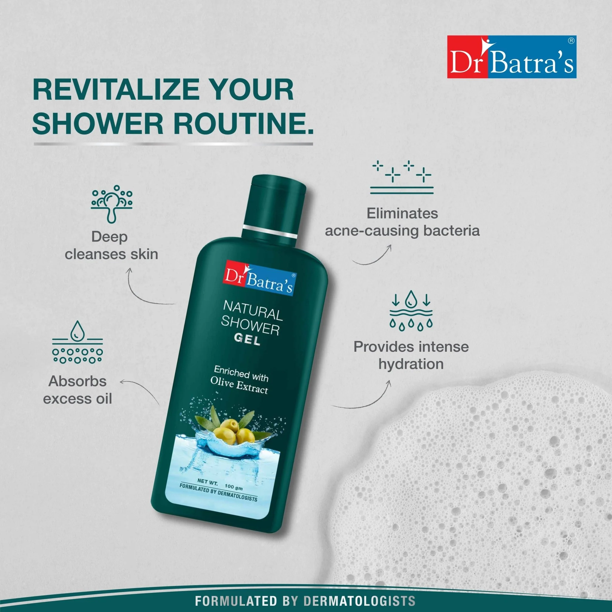 Natural Shower Gel - Dr Batra's - Image 5