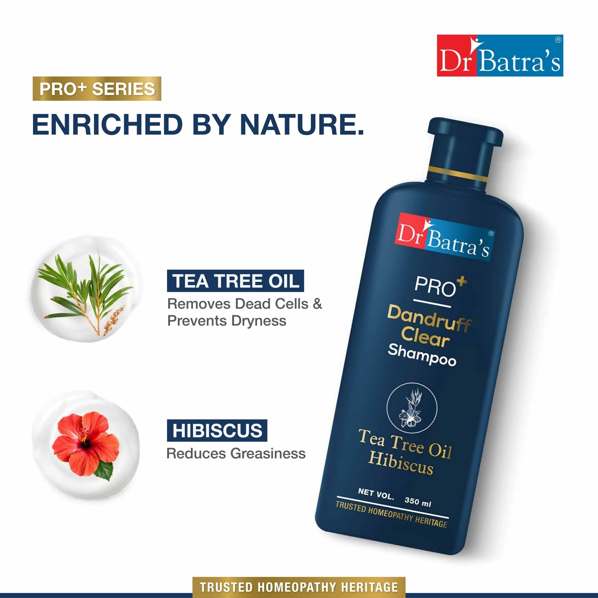 PRO+ Dandruff Clear Shampoo with Tea Tree Oil and Hibiscus extracts - Image 5